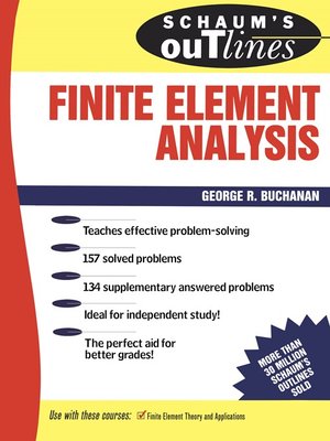 cover image of Schaum's Outline of Finite Element Analysis